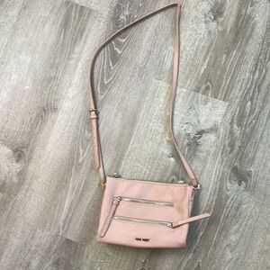 Nine West light pink cross body purse